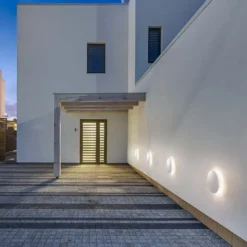 Applique circolare a led da esterno