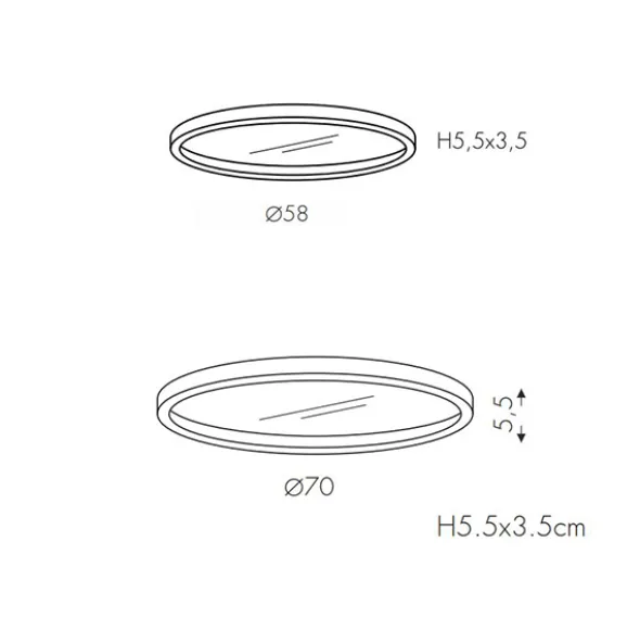 Bellai home plafoniera a LED
