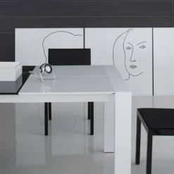 Beluga Steel D57 lampada da tavolo
