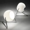 Beluga White D57 lampada da tavolo