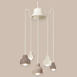 Berimbau sospensione 5 luci decorativa