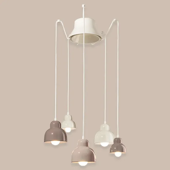 Berimbau sospensione 5 luci decorativa
