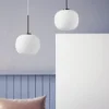 Bombo lampada a sospensione 2 luci