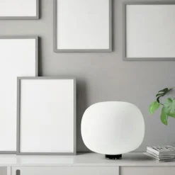 Bombo lampada da tavolo minimal