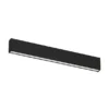 Box applique monoemissione a led large nero