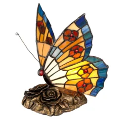Butterfly lampada da tavolo Tiffany