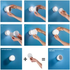 Chobin65 lampada da parete e soffitto