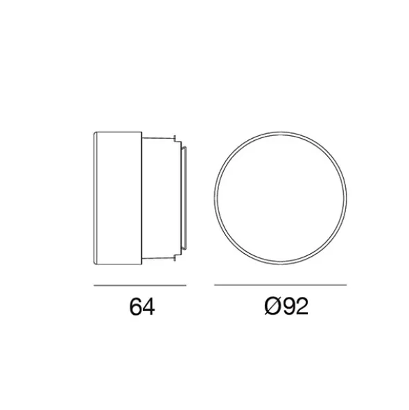 Chobin65 lampada da parete e soffitto