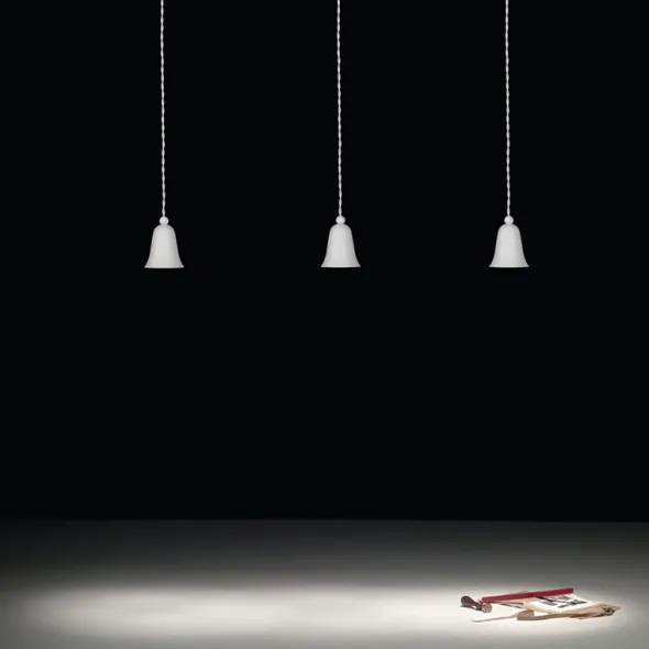 Clòche lampadario a sospensione singola