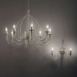 Corte lampadario 8 luci