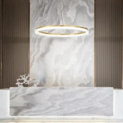 Crown sospensione a led in ottone