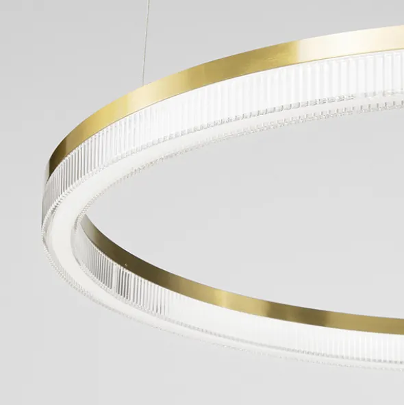 Crown sospensione a led in ottone