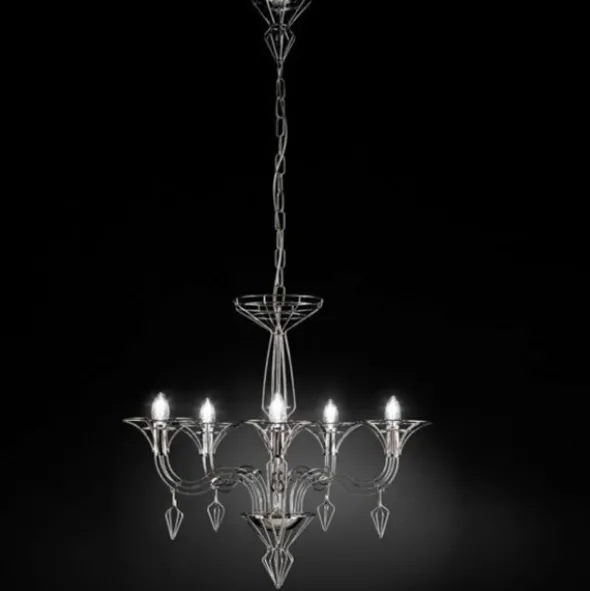 Dedalo sospensione 5 luci stile veneziano
