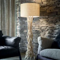 Driftwood piantana in legno naturale