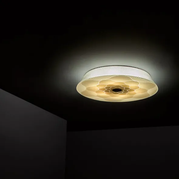 Drop applique/plafoniera con decorazione