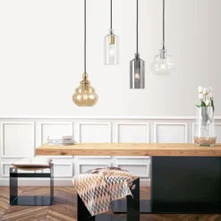 Ebe+Adone lampada a sospensione 4 luci