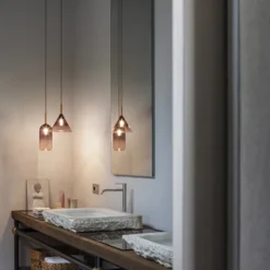Empire lampada a sospensione in vetro