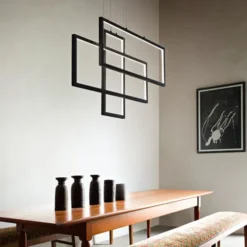 Frame lampada a sospensione geometrica