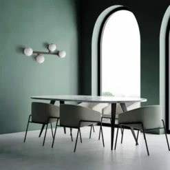 Fuji lampada da parete e soffitto 4 luci
