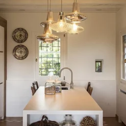 Giulietta lampadario in vetro soffiato