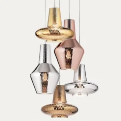 Giulietta lampadario in vetro soffiato