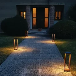 Home lampada da terra ricarica solare