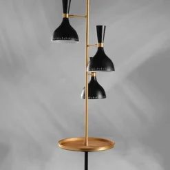 Imbuto lampada da terra di design 3 luci