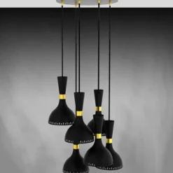Imbuto lampadario a 6 luci