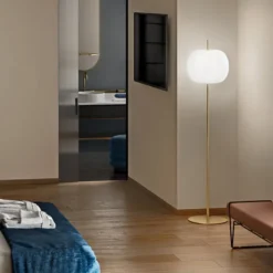 Kushi lampada da terra di design