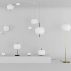 Kushi lampada da terra di design