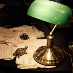 Lawyer lampada da tavolo vintage