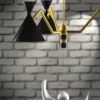 Lei lampadario vintage a 3 luci