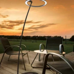Lira lampada da terra da esterno e giardino