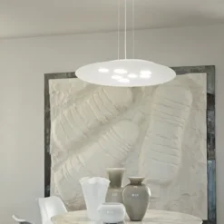 Luna lampada a sospensione moderna