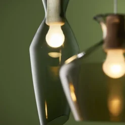 Malvasia lampada a sospensione in vetro