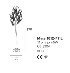 Musa lampada da terra