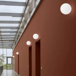 Oh! plafoniera a sfera da esterno a led