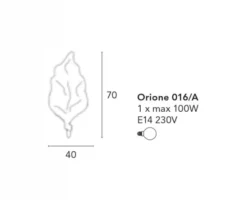 Orione lampada da soffitto