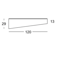 Pank PL120 plafoniera di design