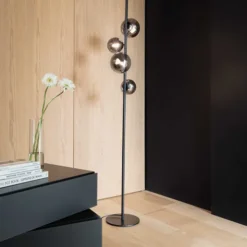 Perlage piantana in vetro soffiato
