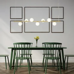 Pomì sospensione 7 luci minimal