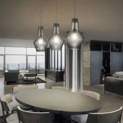 Romeo lampadario in vetro soffiato
