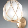 Saba applique in vetro soffiato