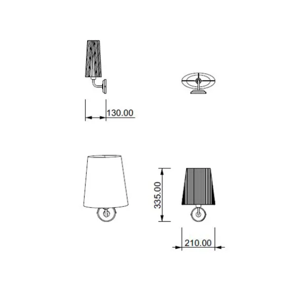 Semplice applique elegante