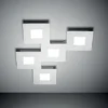 Squares plafoniera di design 5 luci