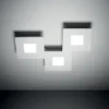 Squares plafoniera di design 3 luci