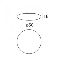 Squash LED soffitto/parete