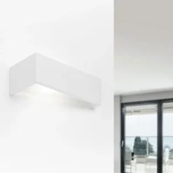 Teos lampada da parete in gesso