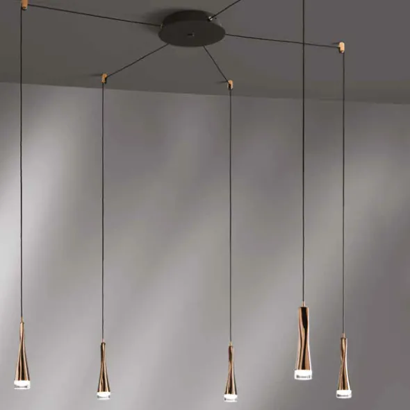 Twist lampada a sospensione a 5 luci
