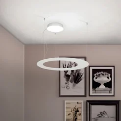Velata lampada a sospensione moderna
